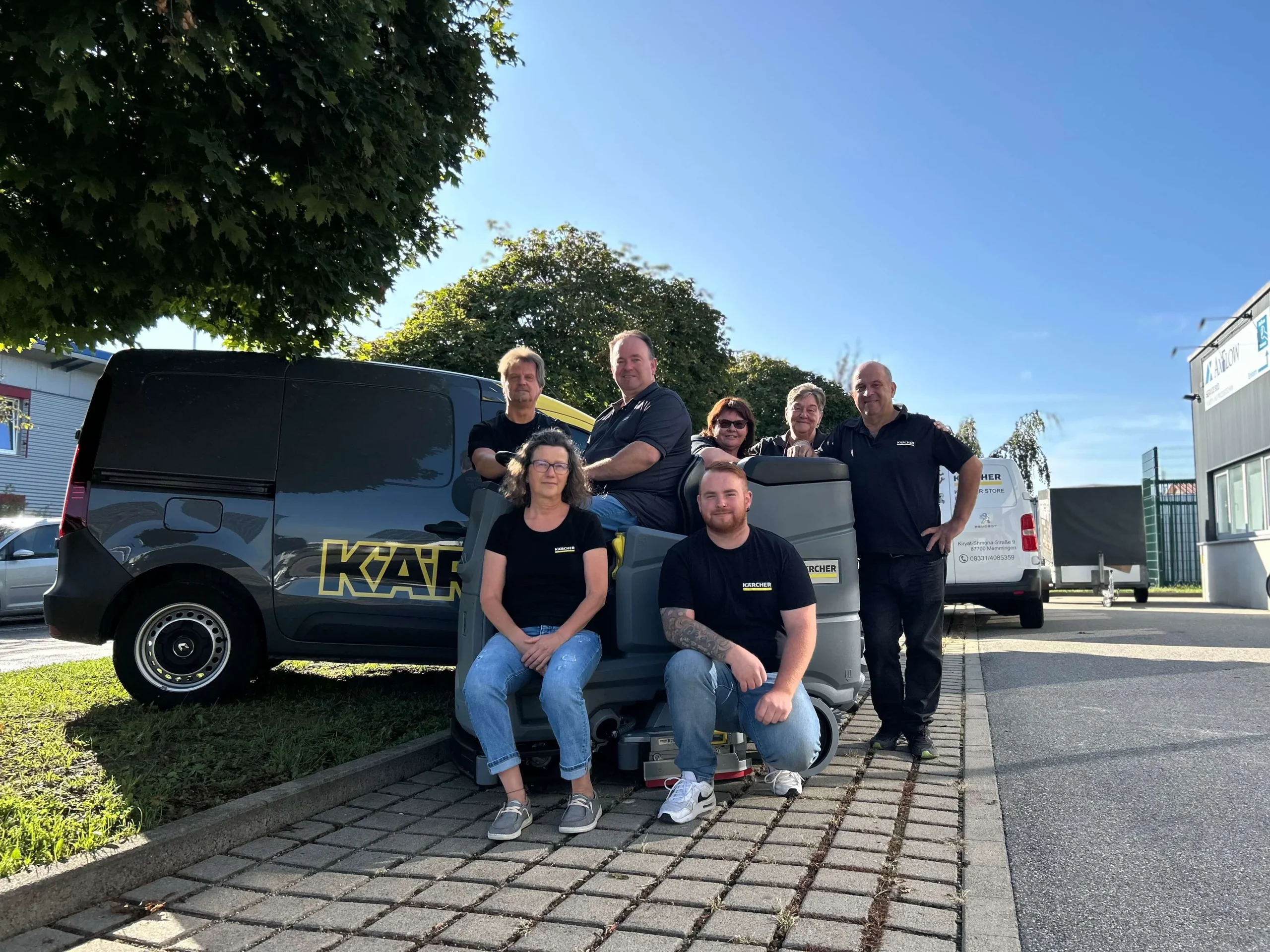Team des Kärcher Store Geist
